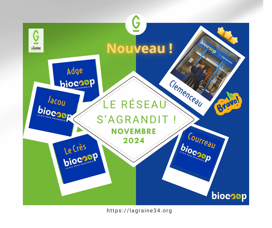 You are currently viewing Le réseau s’agrandit Biocoop Clemenceau