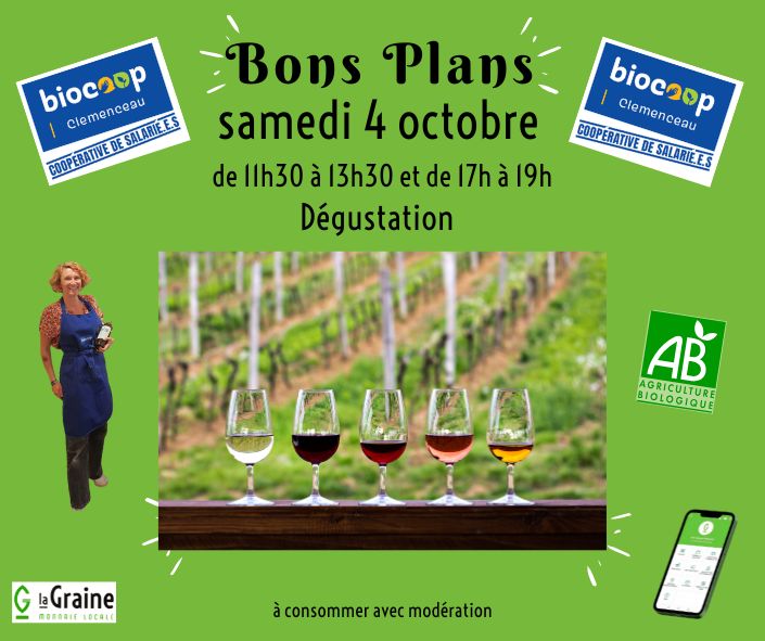 You are currently viewing Les Bons Plans – Biocoop Clemenceau 2025 –