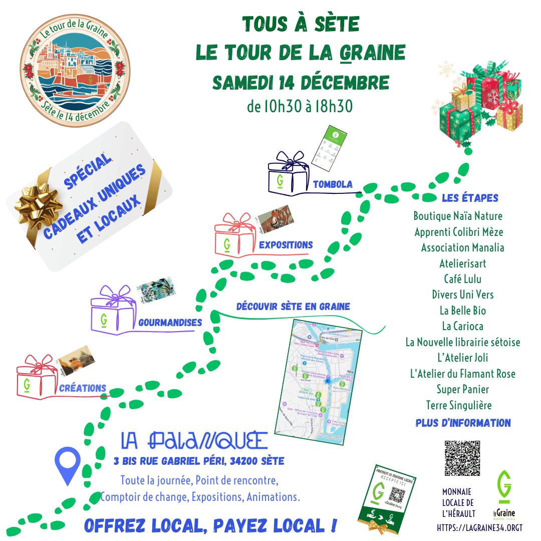 You are currently viewing Tous à Sète en Fête: Offrez local, Payez local