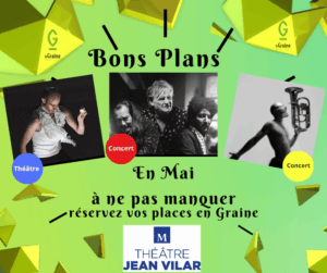 Lire la suite à propos de l’article Les Bons Plans – Jean Vilar mai 2025