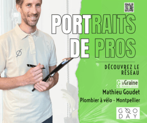 Lire la suite à propos de l’article Portraits de Pro – Plombier à vélo –
